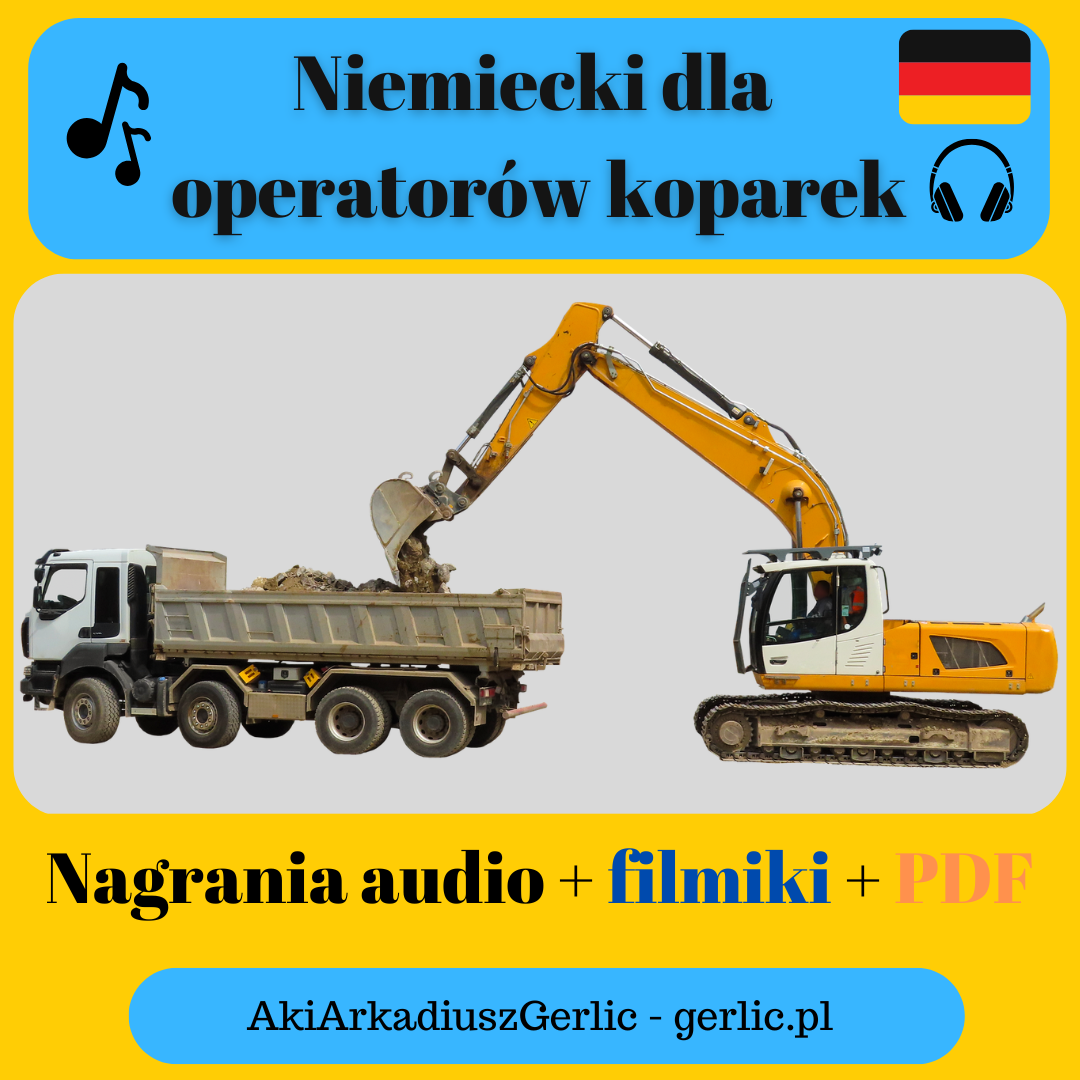 Niemiecki dla operatorów koparek